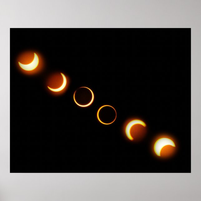Póster Eclipse Solar Annular, 20 de maio de 2012 (Frente)