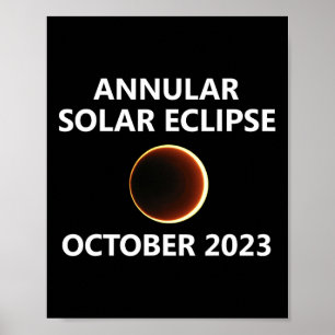 Poster Eclipse Solar Annular outubro 14 Out 14