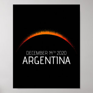 Poster eclipse solar Argentina 2020 eclipse solar Argenti