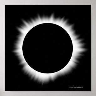 Póster Eclipse Solar com Coroa
