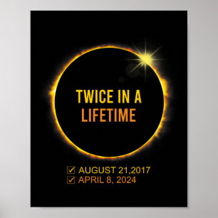 Poster Eclipse Solar Duas Vezes Na Vida Solar 2024