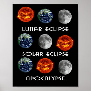 Poster Eclipse Solar Eclipse Solar Apocalypse