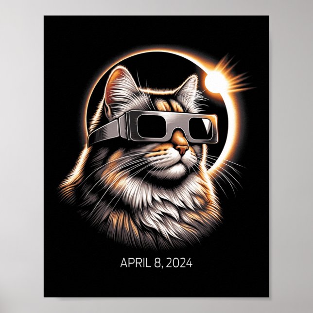 Poster Eclipse Solar Gelles Eclipse Solar Vestindo Gelles (Frente)