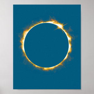 Poster Eclipse Solar Gráfico 21 de Agosto de 2017