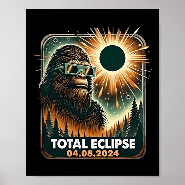 Poster Eclipse Solar Total (Frente)