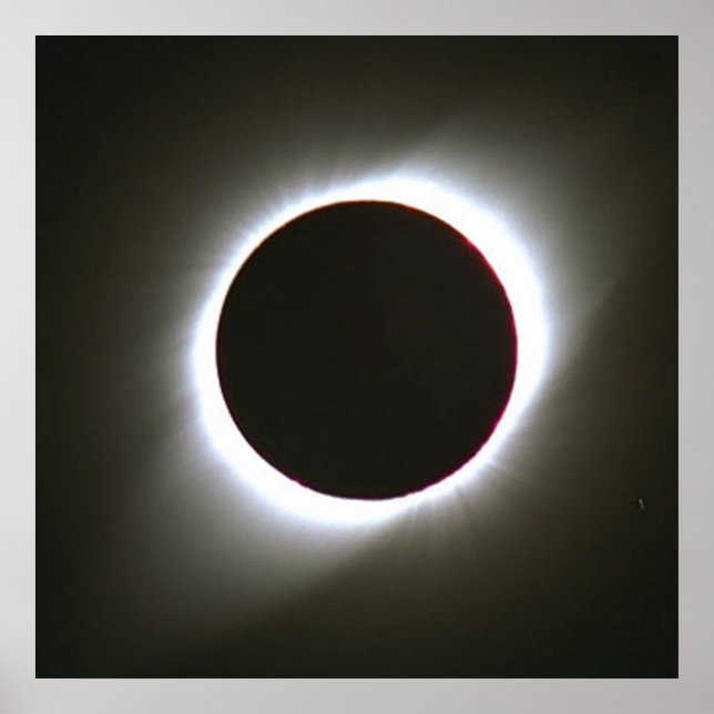 Póster Eclipse Solar Total 1995 (Frente)