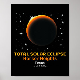 Poster Eclipse Solar Total abril 86
