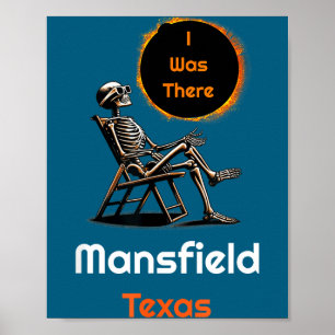 Poster Eclipse Solar Total em Mansfield Texas