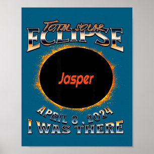Poster Eclipse Solar Total Jasper Indiana Lá