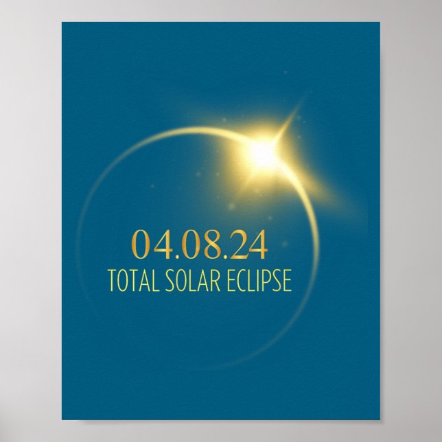 Poster Eclipse Total Solar América 2024 4.08.24 Acesso (Frente)