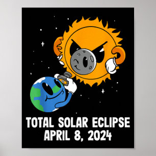 Poster Eclipse Total Solar Divertido Juventude América