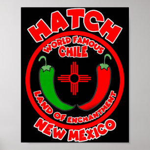 Poster Eclosão Novo México Chile Mundialmente Famoso Terr