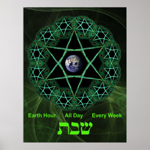 Póster Eco-Shabbat
