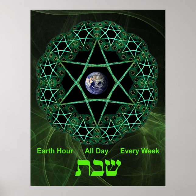 Póster Eco-Shabbat (Frente)