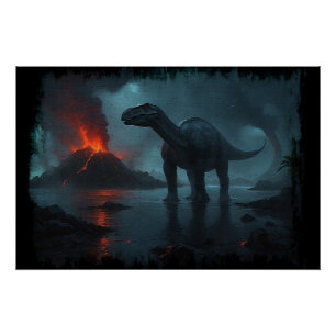 Póster Ecologia Brontossaurus