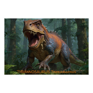 Póster Ecologia Diária Tyrannosaurus
