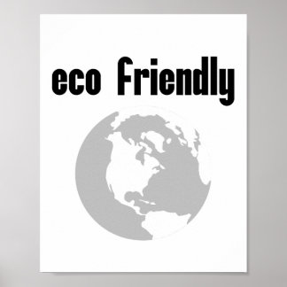 Poster Ecológico: reduza o impacto ambiental