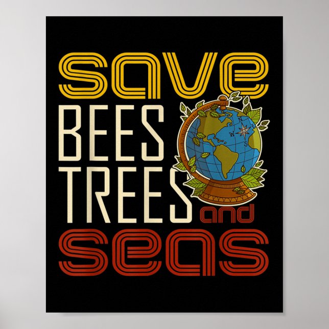 Poster Ecologista Animais de Proteção Ambiental (Frente)