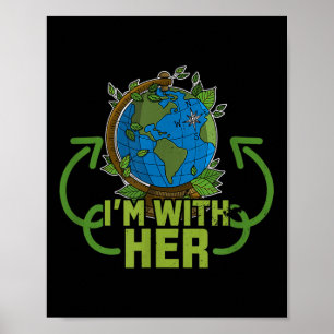 Poster Ecologista Proteção Ambiental Animais Plantas