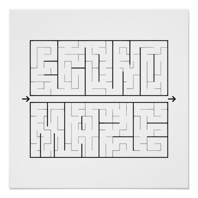 Póster Econo-Maze - (Frente)
