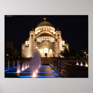 Poster Economias Beograd Srbija de Hram Svetog