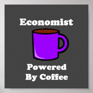 Poster "Economista" psto pelo café