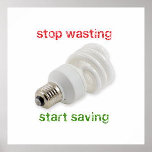Poster Economize energia