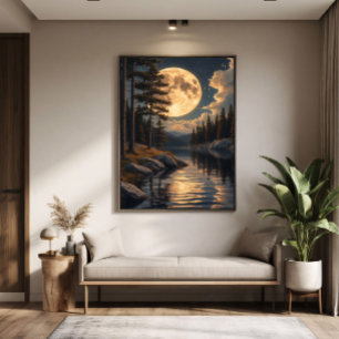 Poster Ecos da Lua Dourada