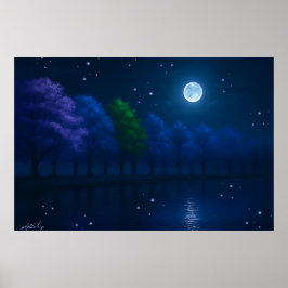 Poster Ecos da Paisagem do Crepúsculo