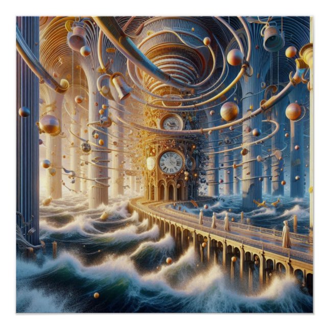 Póster Ecos de 73: O Labirinto do Oceano Cronos (Frente)