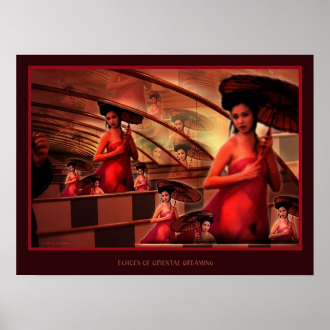 Póster Ecos de um sonho oriental (Frente)