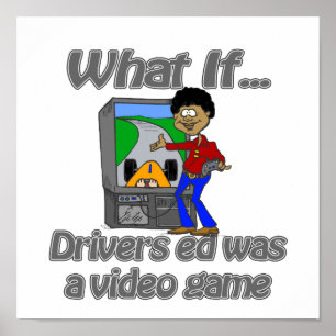 Póster ed dos motoristas