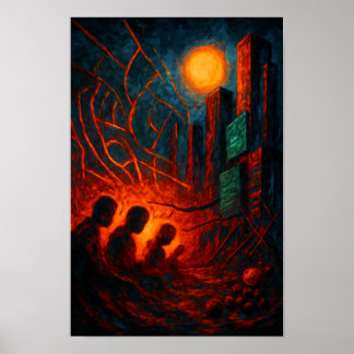 Poster Éden Destruído: A Crueldade do Amanhã