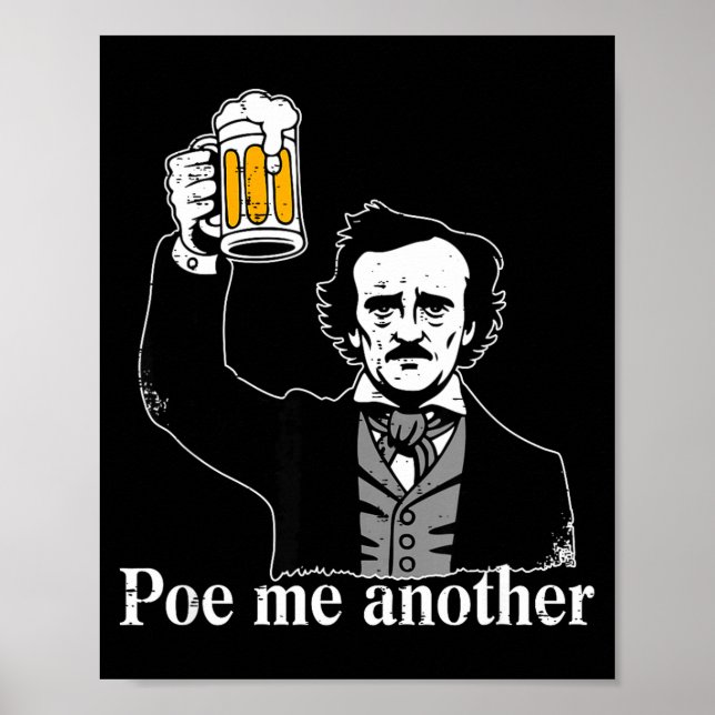 Poster Edgar Allan E Me Another Raven Nevermore Gothic Gi (Frente)