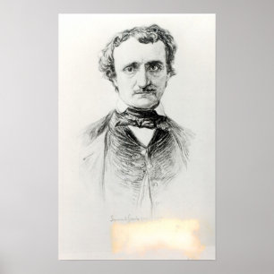 Póster Edgar Allan Poe 1907