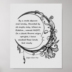 Poster  Edgar Allan Poe Dreamland Dreamland Poem 