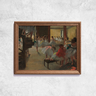 Poster Edgar Degas A Arte Balé De Classe Dança