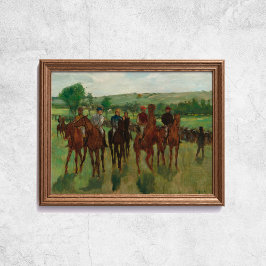 Poster Edgar Degas A Arte De Cavalos-Cavaleiros