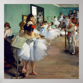Poster Edgar Degas - A Aula de Dança