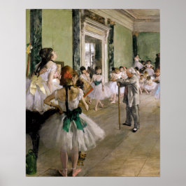 Poster Edgar Degas - A Classe da Dança