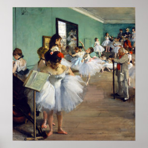 Poster Edgar Degas - A Classe da Dança