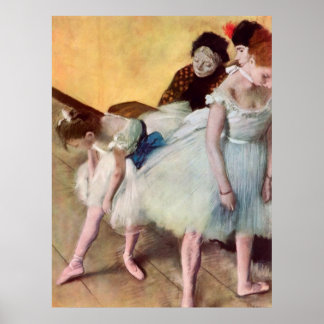 Poster Edgar Degas, A Classe Dançante
