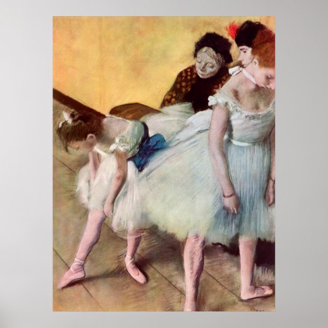 Poster Edgar Degas, A Classe Dançante (Frente)