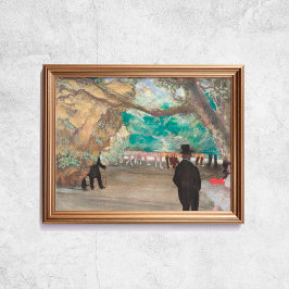 Poster Edgar Degas A Cortina Dançarinos Art