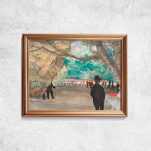 Poster Edgar Degas A Cortina Dançarinos Art