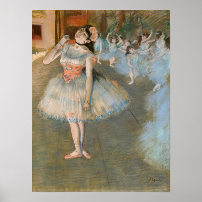 Poster Edgar Degas - A Estrela (Frente)