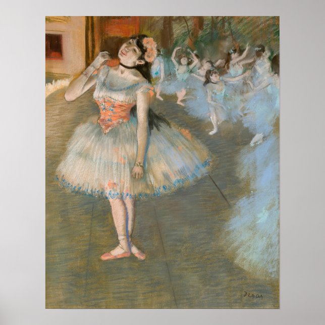 Poster Edgar Degas - A Estrela (Frente)