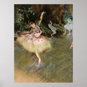 Poster Edgar Degas - A Estrela 1878