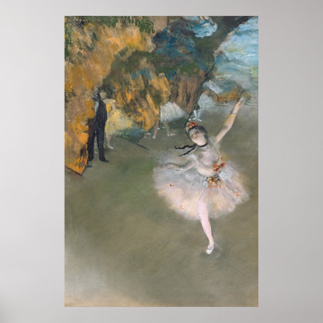 Poster Edgar Degas | A estrela ou o dançarino do Palco (Frente)