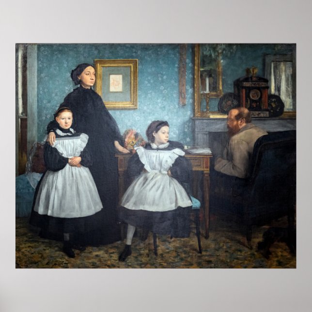 Poster Edgar Degas - A Família Bellelli (Frente)